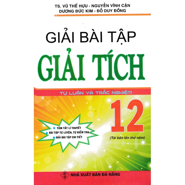 Sách Tham Khảo - Combo Giải Lớp 12 (Bộ 9 Cuốn)