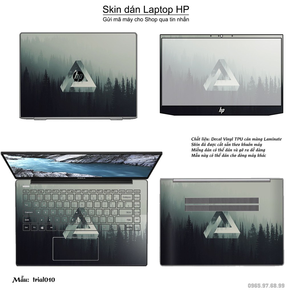 Skin dán Laptop HP in hình Đa giác _nhiều mẫu 2 (inbox mã máy cho Shop)