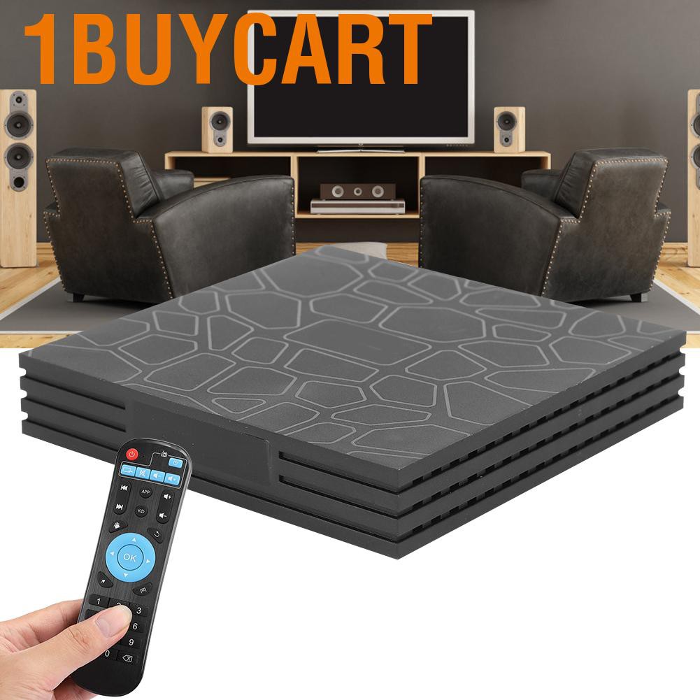 1buycart T9 Smart Media Intelligent Multimedia Player 4K TV Box 100‑240V 4+32G for Android 9.0