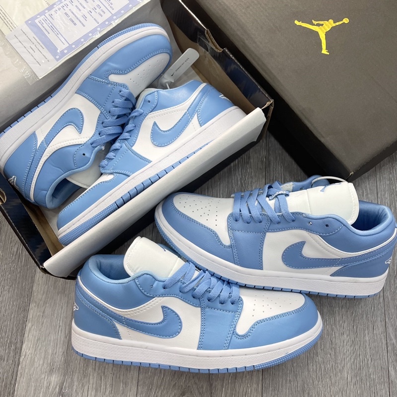 giày AIR JORDAN1 Low Unc xanh dương | Hàng cao cấp