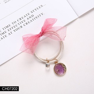 CH072 Cộc tóc CHARM Hàn Quốc - BST Goodnight - Sky Pha lê