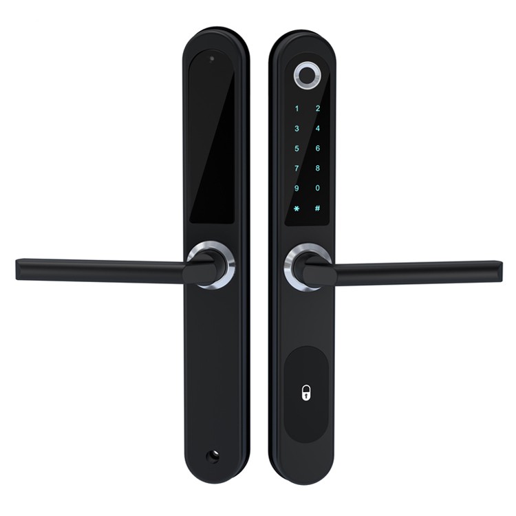 Khóa Thông MInh Vân Tay Cửa Nhôm Tuya - Bluetooth - Thế Hệ Mới - Cài Đặt Toàn Bộ Trên App, Cực Kì Dễ Sử Dụng Và Quản Lý