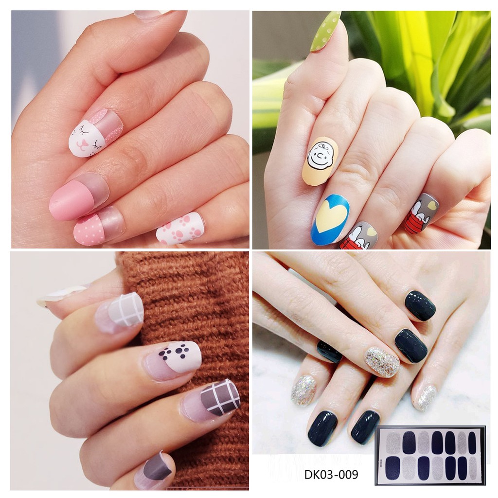 Miếng dán móng tay - Nail Wraps (14 miếng dán khô)