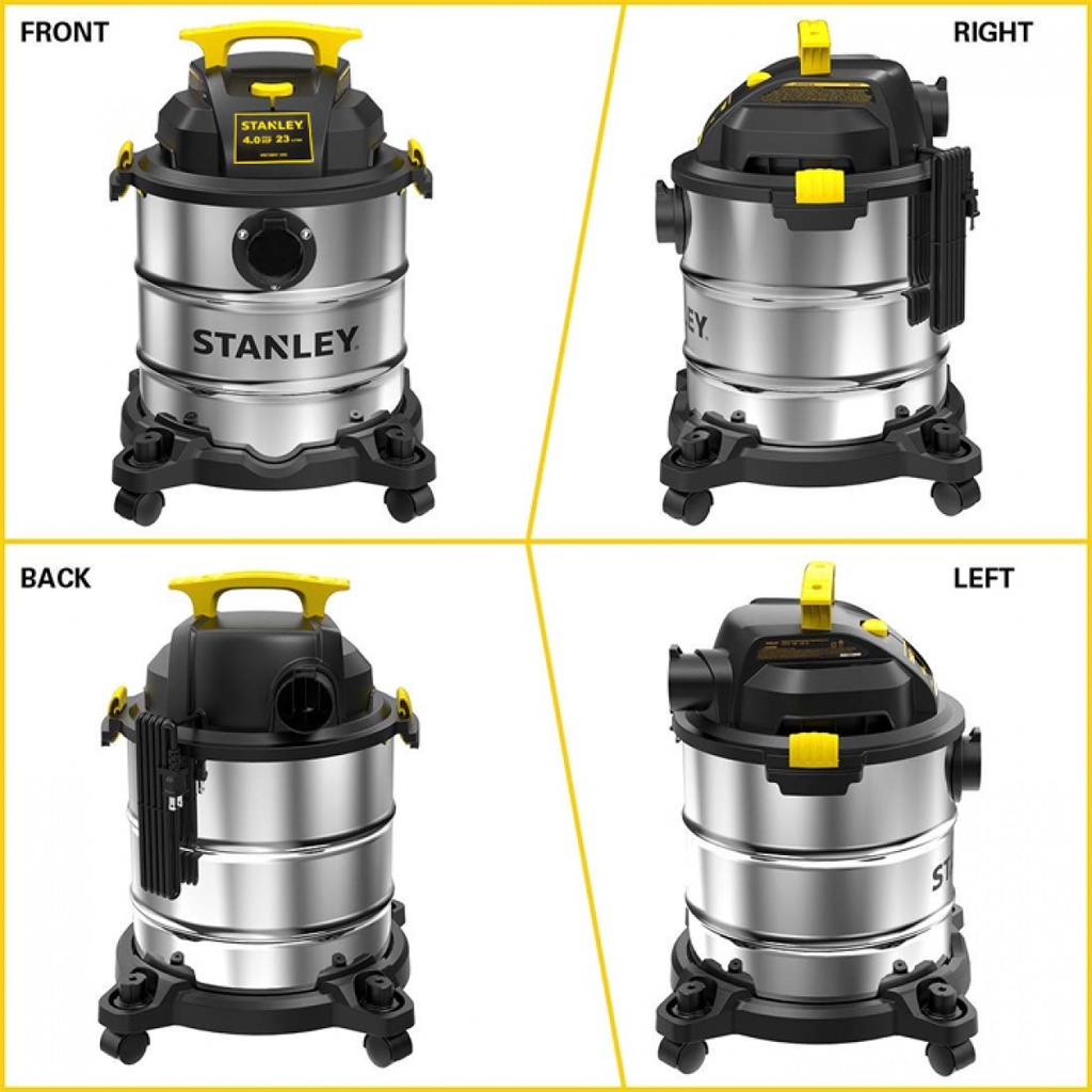 [HCM] MÁY HÚT BỤI CÔNG NGHIỆP STANLEY SL19417-6A, DUNG TÍCH 23L, CÔNG SUẤT TỐI ĐA 4000W (5.5HP) /CHÍNH HÃNG/