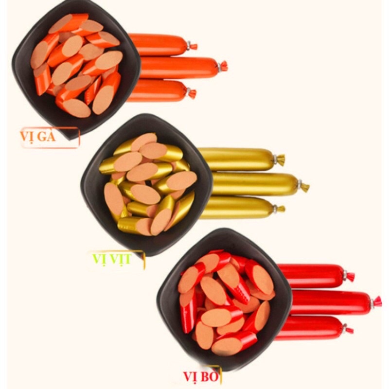 Xúc Xích Chó Mèo Giàu Dinh Dưỡng, Vitamin, Đạm 15gr