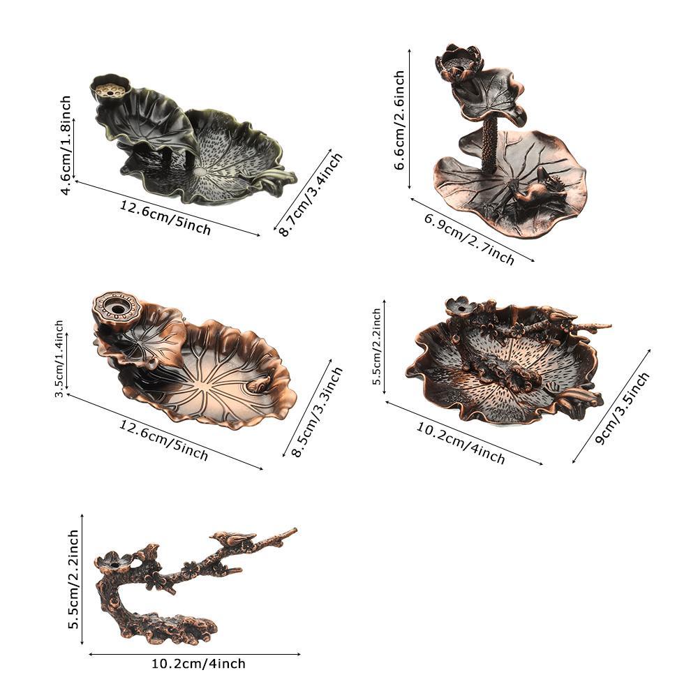 Thác Khói Trầm Hương Hình Lá Sen Độc Đáo Trang Trí Nhà Cửa
