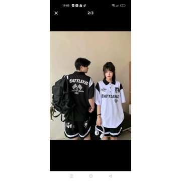 [Rẻ Vô Địch] Áo thun cotton tay lỡ unisex -  - ÁO POLO VIỀN VAI BATTLEKID - - mẫu hot 2022 | BigBuy360 - bigbuy360.vn