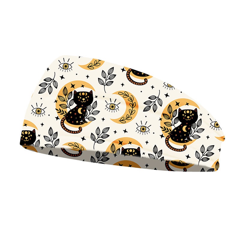 Băng Đô Thể Thao Haimeikang Mềm Mại Thoáng Khí In Họa Tiết Hoạt Hình Phong Cách Hàn Quốc Cho Phái Nữ