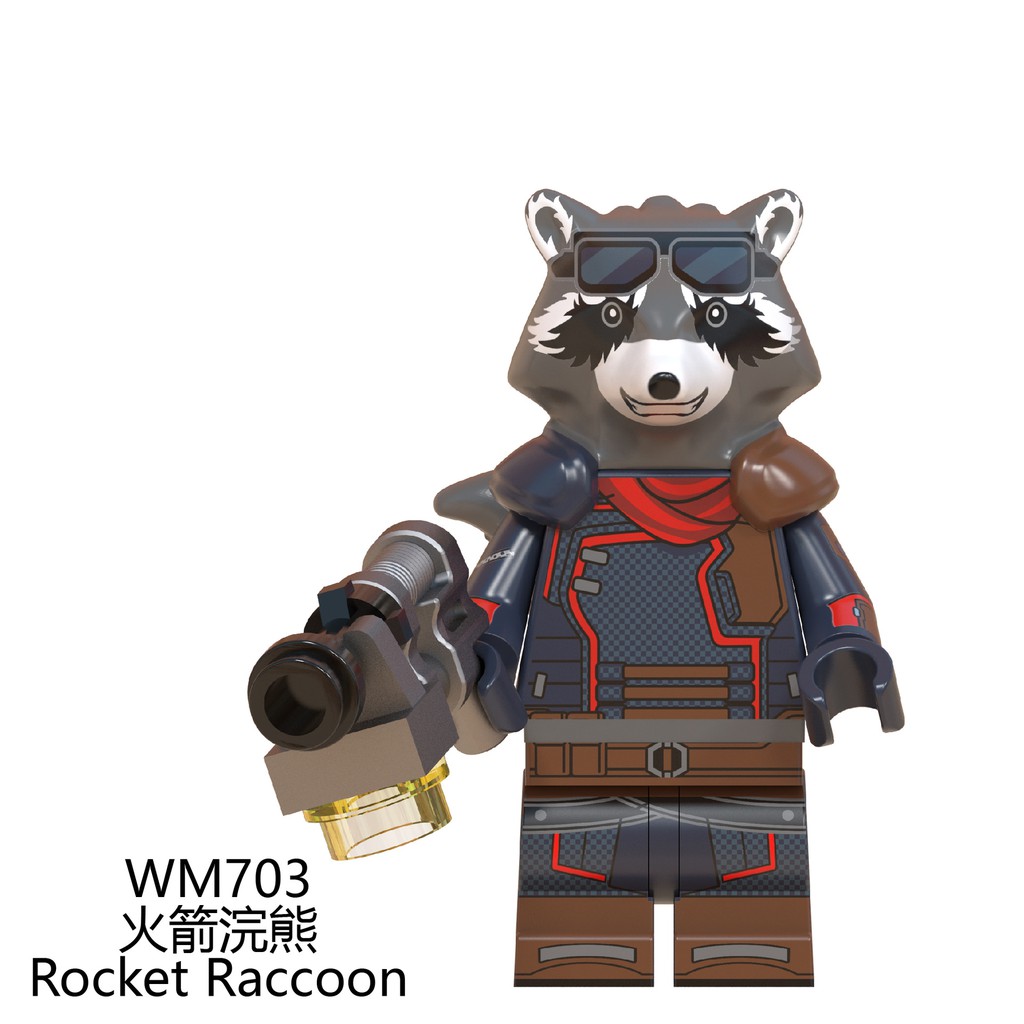 Minifigures Các Nhân Vật Siêu Anh Hùng Thanos Thor Béo Pepper Stan Lee Spider Man Endgame WM6061