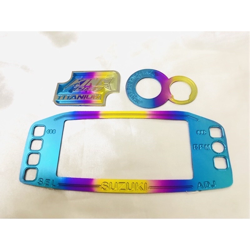 COMBO 4 TEM TITAN CHÍNH HÃNG DÁN VIỀN GIDONG SATRIA/RAIDER FI CỰC ĐẸP