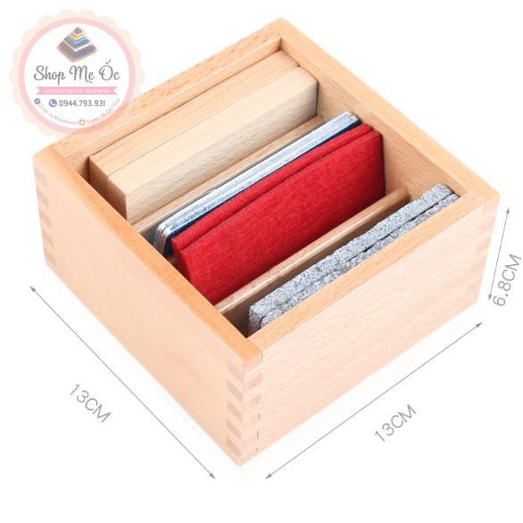 Giáo cụ Montessori - Tấm cảm nhiệt, thẻ nhiệt học cảm quan nhiệt độ Montessori