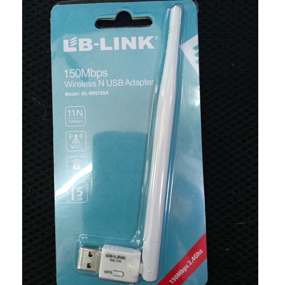 Usb wifi, usb thu wifi LB-Link WN155A có râu 150Mbps biến PC thành laptop