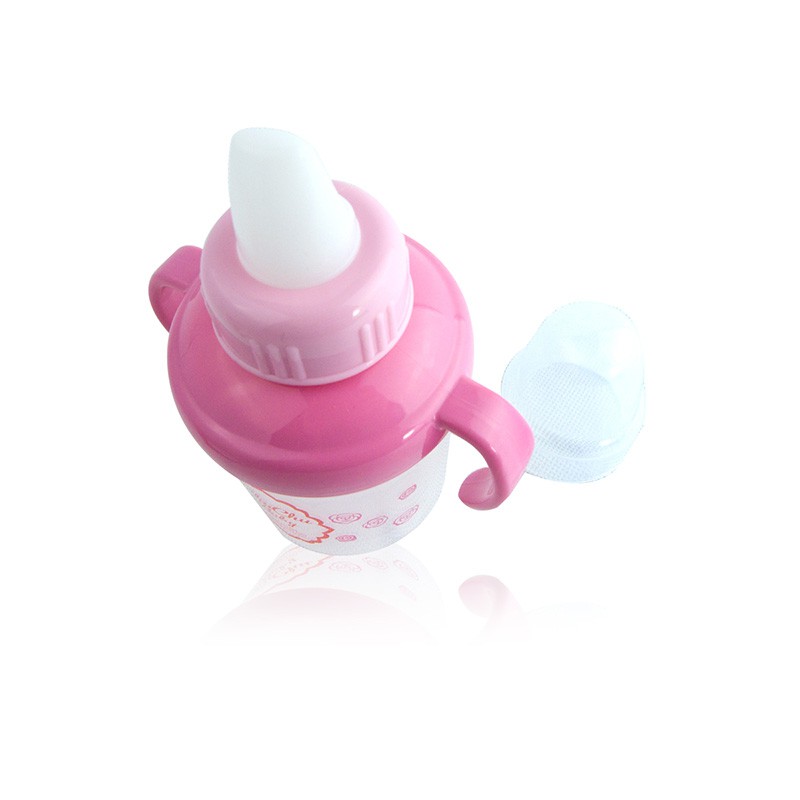 Cốc tập uống nước ChuChubaby (200ml) 5m+ màu hồng bé gái