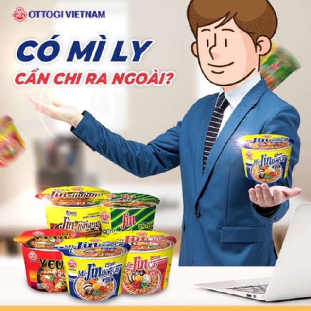 Mì Ottogi Hàn Quốc 120g nhiều loại