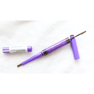Bút kẻ mày 2 đầu Colorgram Artist Brow Coloring Pencil & Cara