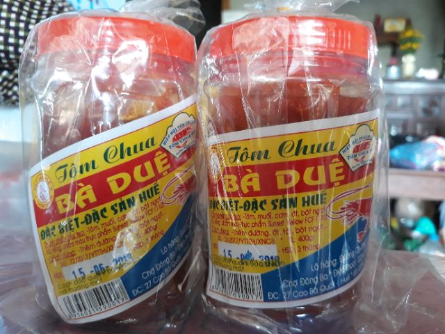 [SALE SỐC] 1hủ tôm chua (nguyên con) siêu ngon_ Bà Duệ_ Huế