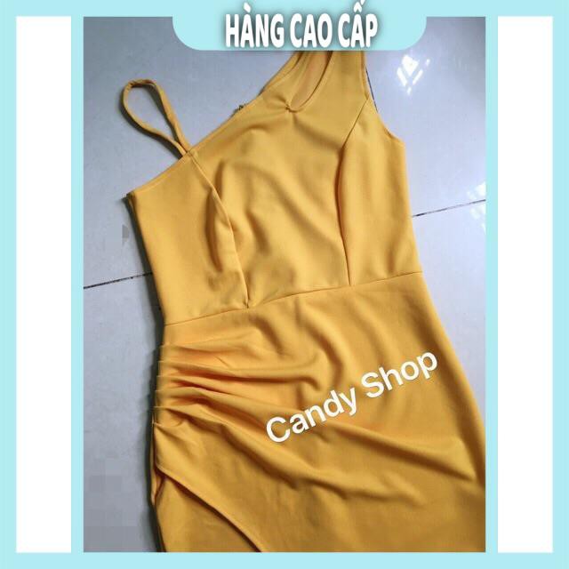 Đầm Nữ - Đầm body dự tiệc lệch vai tà cao thấp sang trọng + Ảnh thật (HÀNG SIÊU ĐẸP) | BigBuy360 - bigbuy360.vn