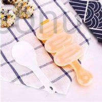 Dụng cụ làm cơm cuộn 3 ngăn bằng nhựa không dính DIY