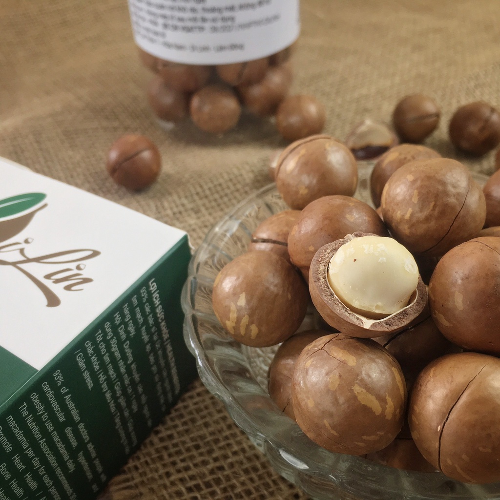 500g Hạt Macca Sạch Di Linh Lâm Đồng Dạng Túi