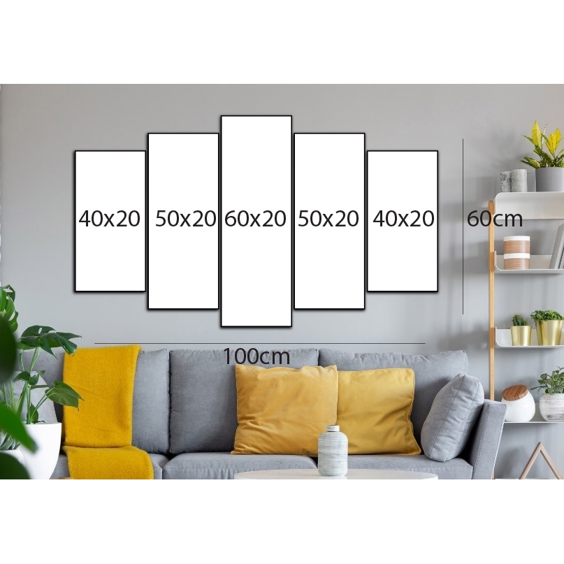 Bộ 5 tranh tráng gương joker, canvas hoặc nhựa formex 5mm treo tường - dán tường joker