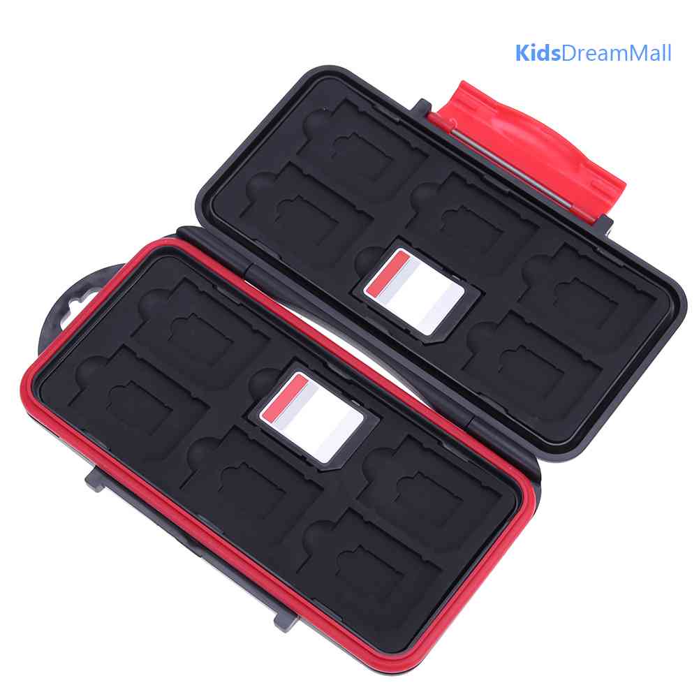 Hộp Đựng Thẻ Nhớ 12 Ngăn Chống Sốc Tiện Lợi