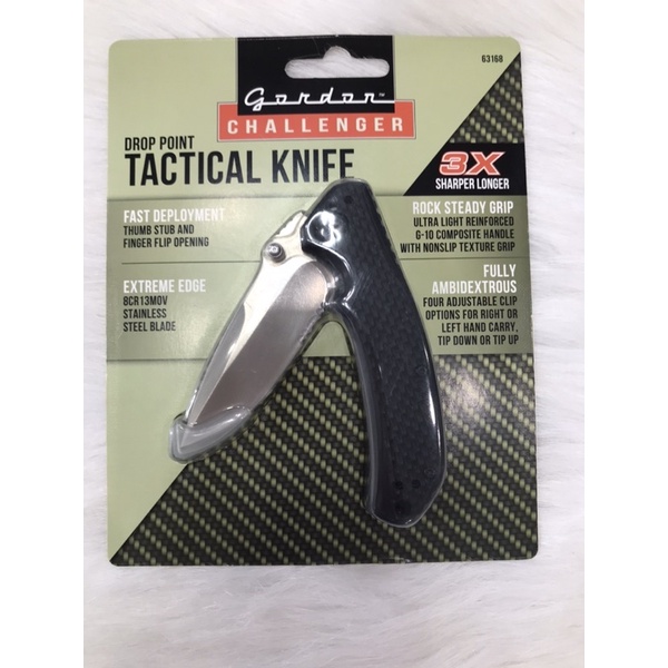 👉Dao bỏ túi Gordon Challenger - Drop Point EDC Pocket -Mỹ