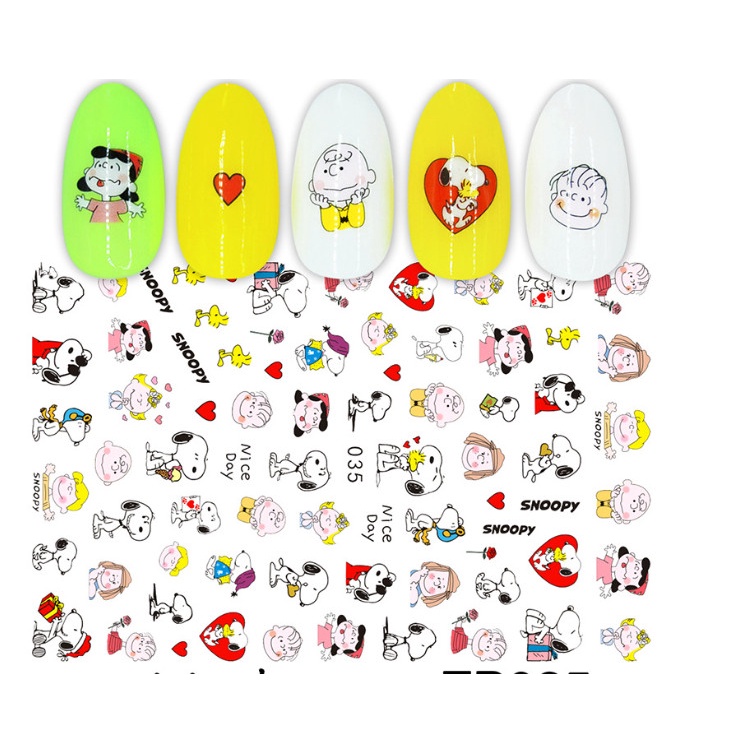 sticker trang trí nail