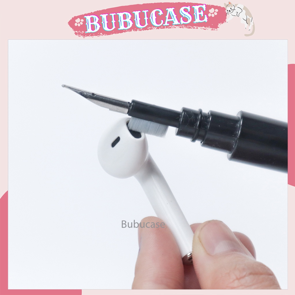 Bộ Vệ Sinh Airpod/Tai Nghe Bluetooth Đa Năng Dạng Bút, Có Cọ Vệ Sinh