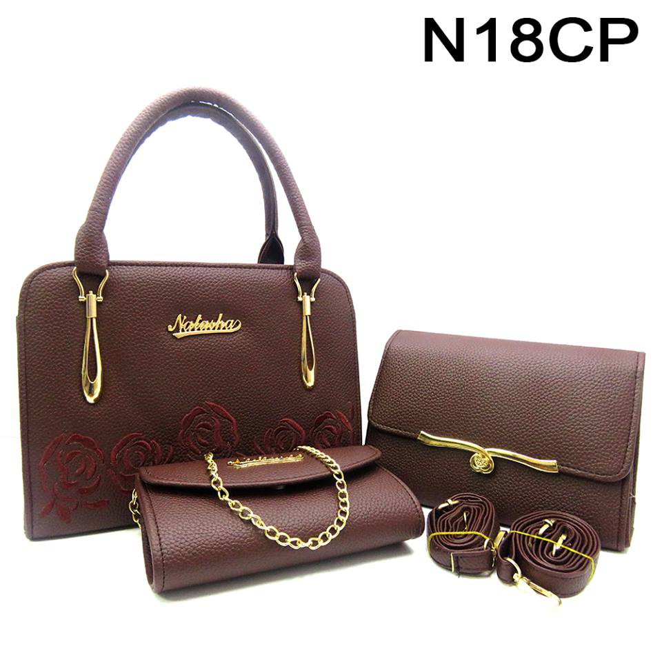 Bộ 3 Túi Thêu Hoa 7 Màu N18 Tại A_N Shop | BigBuy360 - bigbuy360.vn