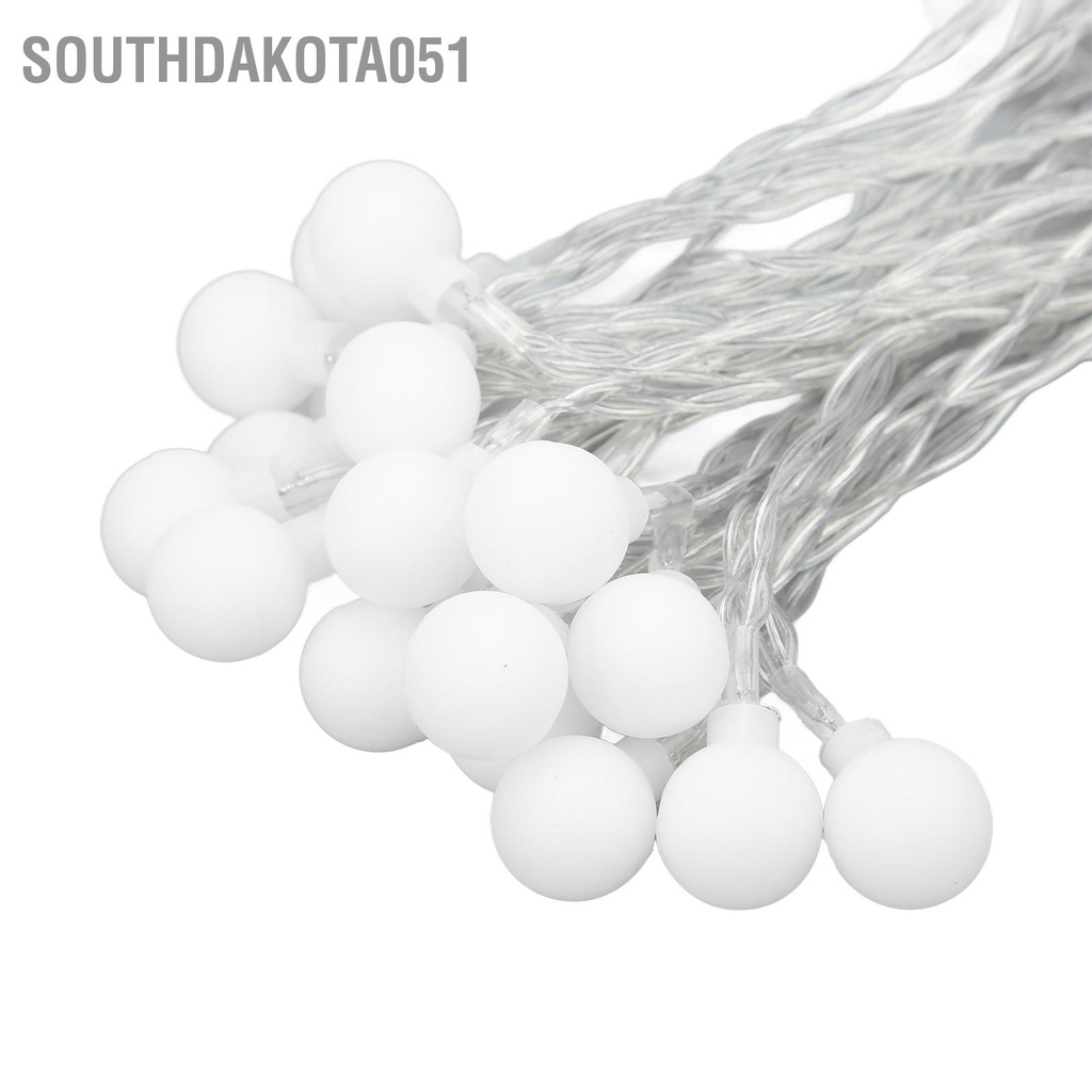 Dây đèn led trang trí hình trái cherry tròn màu vàng 6m dành cho cắm trại