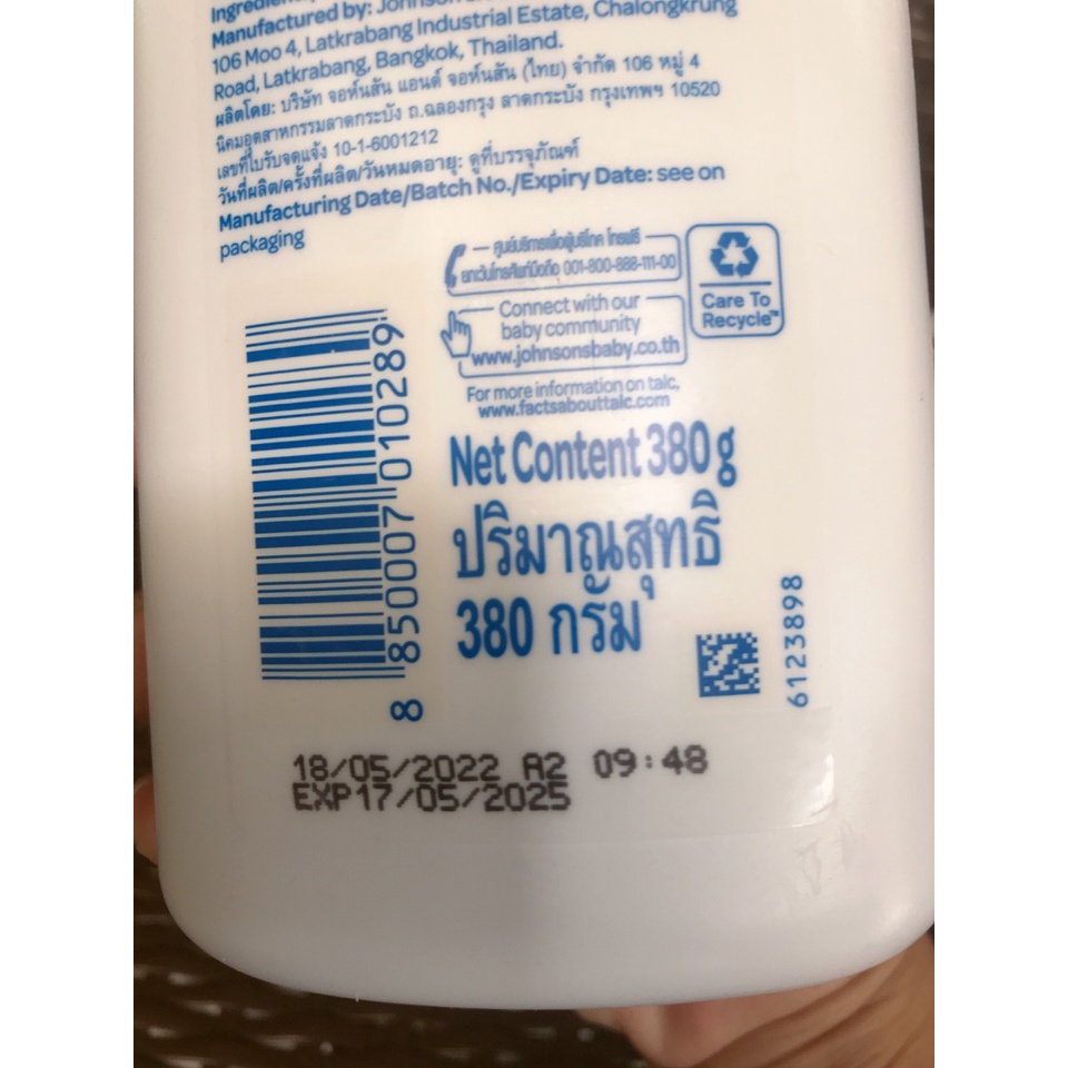 Phấn thơm Johnson's Baby cho bé