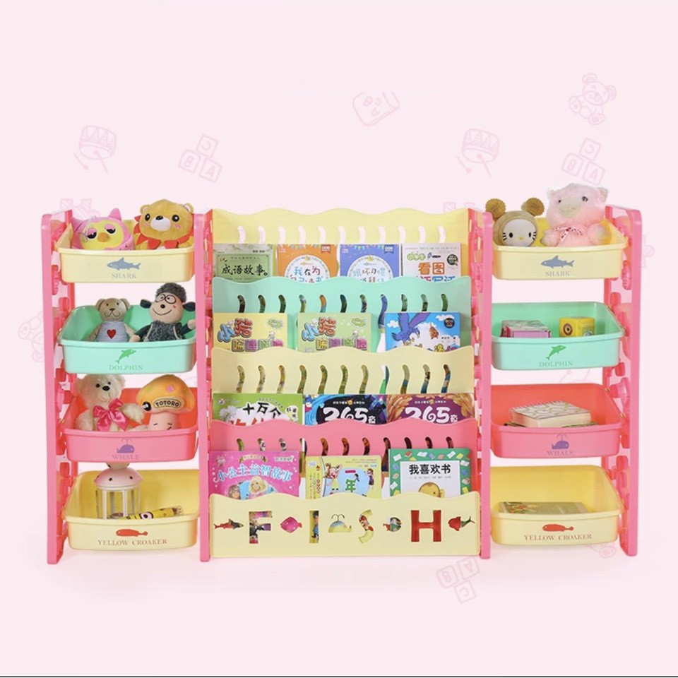 Kệ sách giá sách và kệ đồ chơi cho bé