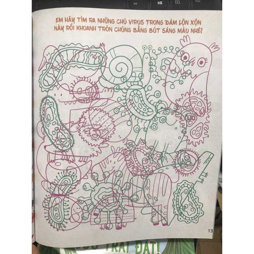 Sách - Các hoạt động và trò chơi về Virus và Vi khuẩn
