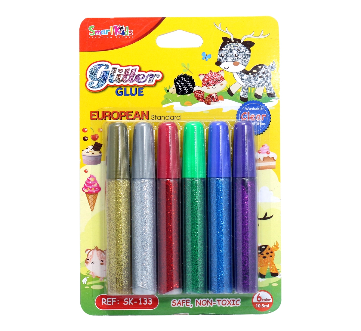 Keo kim tuyến Glitter 6 màu 10,5 ml/ màu SK-133 - Smart Kids
