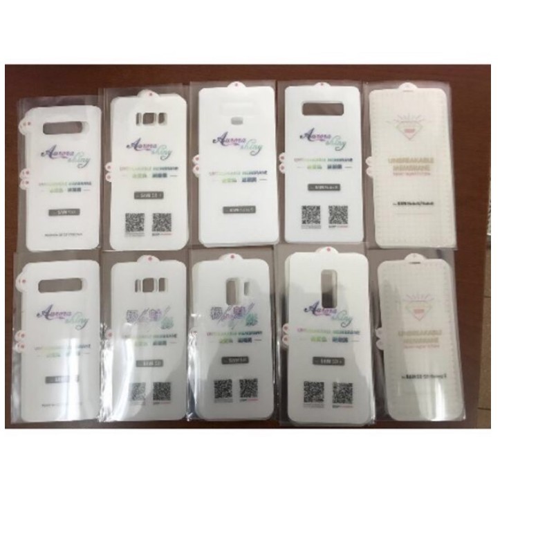 Bộ dán Fill PPF 2 mặt cho Galaxy S8/S8+/S9/ S9+/ S10/ S10+/ Note 8/ Note 9/ S10 5G/ S10e Full màn hình và mặt lưng
