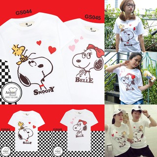 Áo thun hoạt hình Thái Snoopy,Belle GS044 , GS045 | Shopee Việt Nam