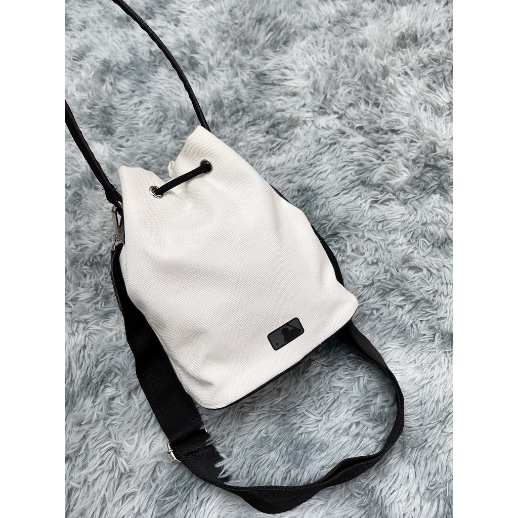 Túi Đeo Chéo NY Bucket Design Cream 🌸 Hàng Xuất Xịn 🌸