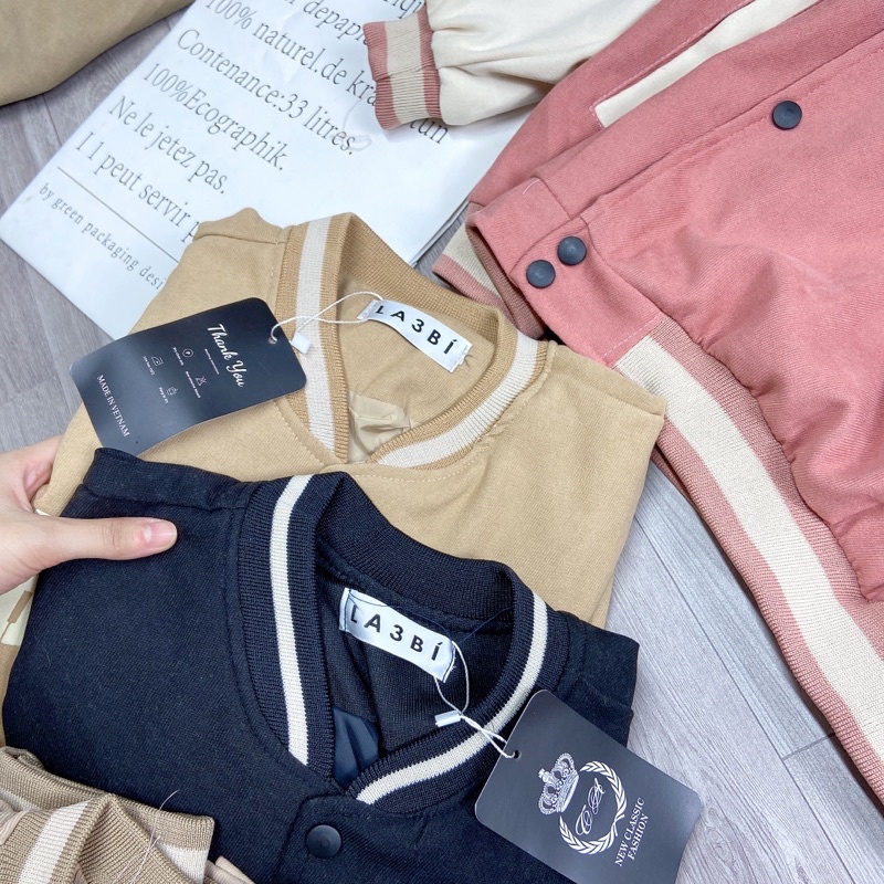 Áo Khoác Bomber Thể Thao Nhung Tăm 2 Lớp Số 84 Dáng Rộng Áo Bóng Chày Cao Cấp