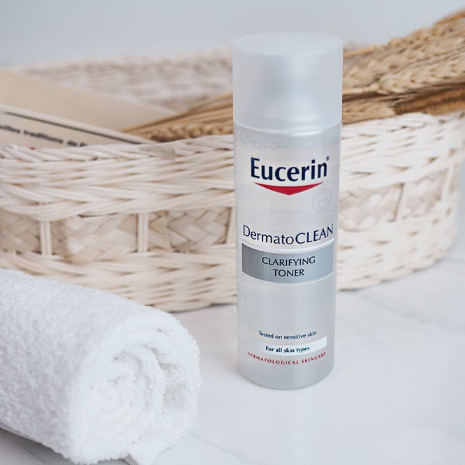 [BEST SẠCH SÂU] Eucerin Nước Hoa Hồng Dermato CLEAN Clarifying Toner 200ml