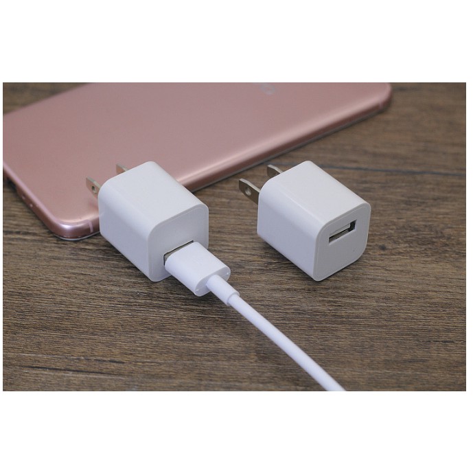 Bộ sạc Củ sạc với bộ sạc điện thoại di động Apple Android Bộ sạc đầu sạc USB 5V1A