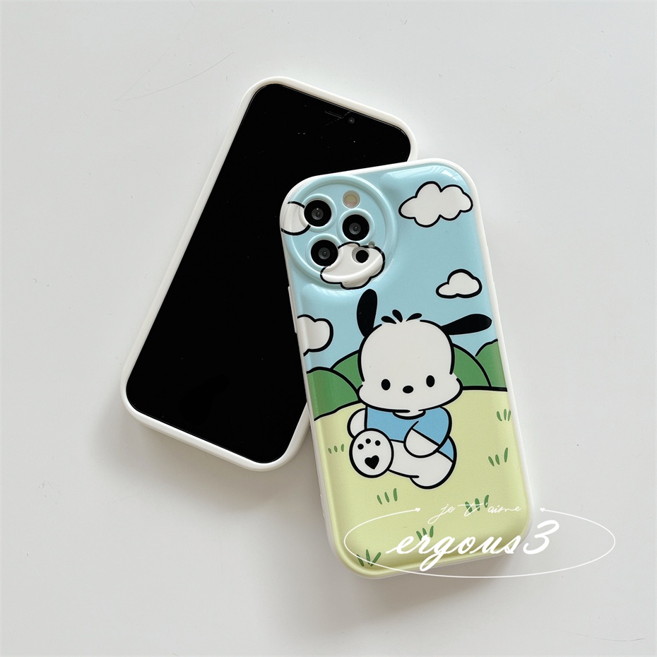 Ốp Điện Thoại Pochacco Cho Samsung A04E A04 A03s A03 A02 A02s A34 A12 A13 A14 A22 A23 A33 A53 A73 M23 A03s A50 A50s A30s A21s A31 A32 A11 A51 A52 A71 A72 M33 S22Ultra Plus