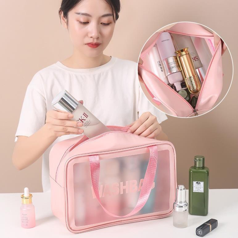 Túi đựng mỹ phẩm, đồ trang điểm trong suốt chống nước Wash Bag DMP65