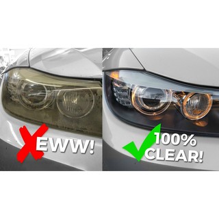 Bộ Nano đánh bóng pha đèn ô tô xe máy|Xịt làm sáng pha đèn ô tô xe máy|Nano phục hồi đèn pha ố, xước