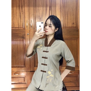 đồ lam đi chùa 🔥🔥 la hán phối nữ kate