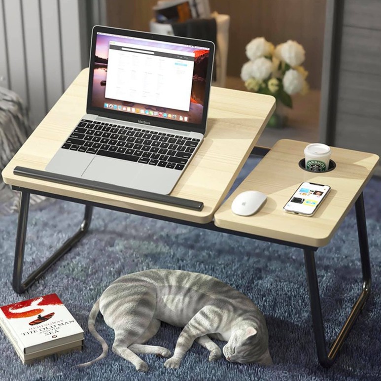 Bàn Gấp Đa Năng Để Làm Việc, Để Laptop Thông Minh 3 Trong 1, Tuỳ Chỉnh Độ Nghiêng