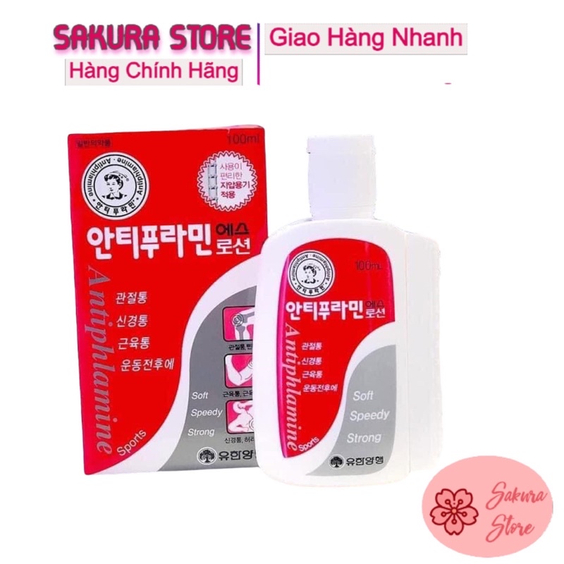 DẦU NÓNG XOA BÓP ANTIPHLAMINE HÀN QUỐC 100ML