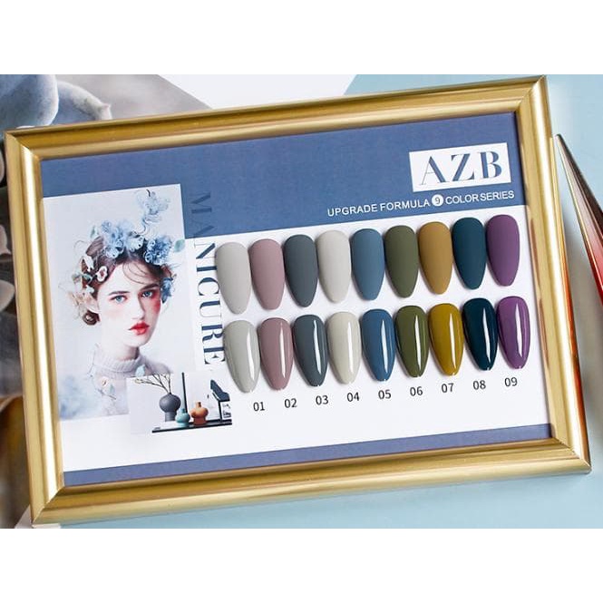 set sơn as chai đỏ (set azb)