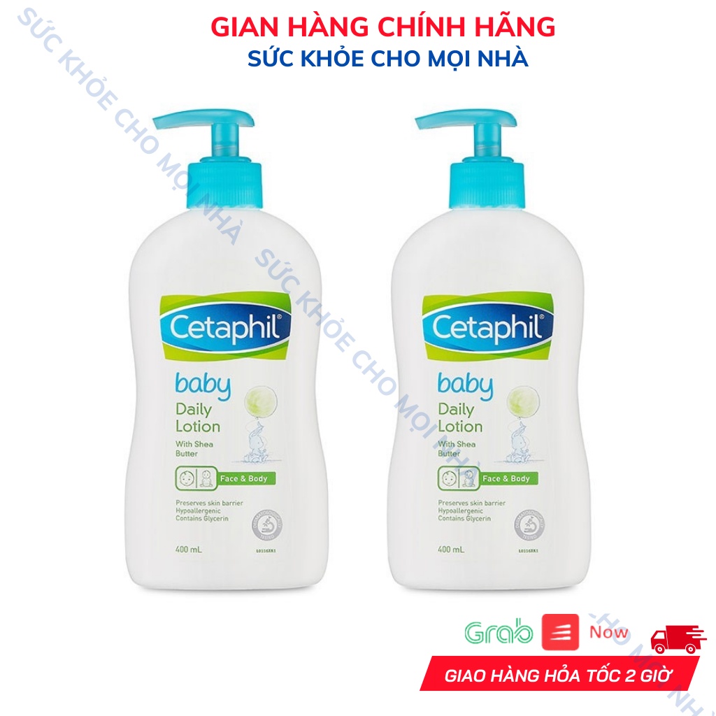 Sữa Dưỡng Da Hằng Ngày Cho Bé Cetaphil Baby Daily Lotion 400ml