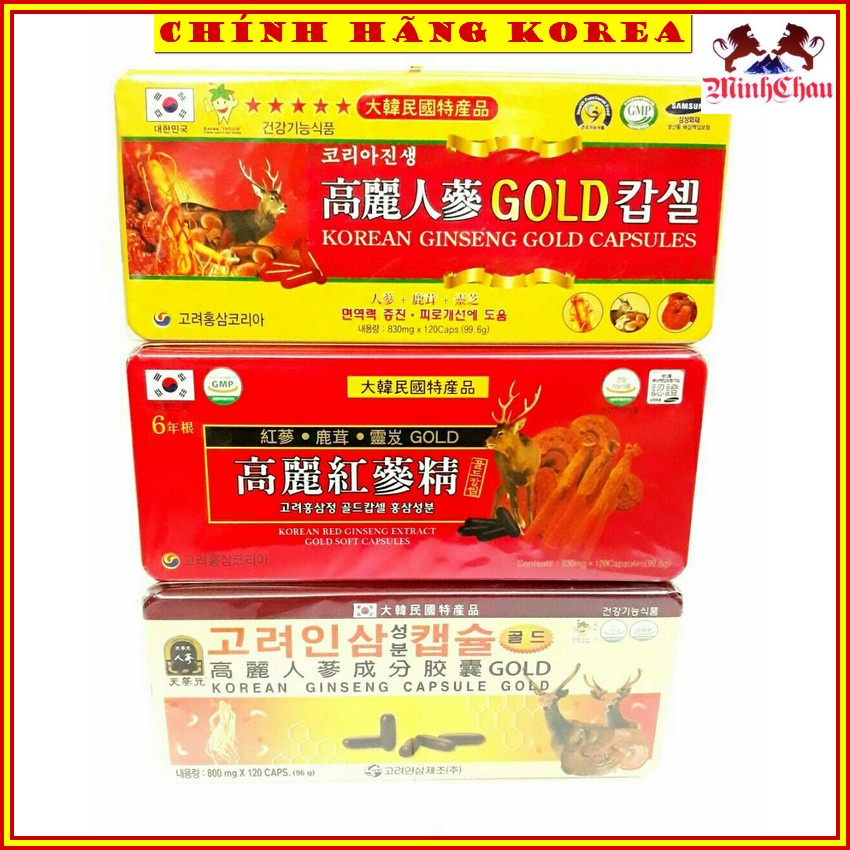 Viên Đạm Hồng Sâm Tổng Hợp 120 viên Hàn Quốc, minhchau