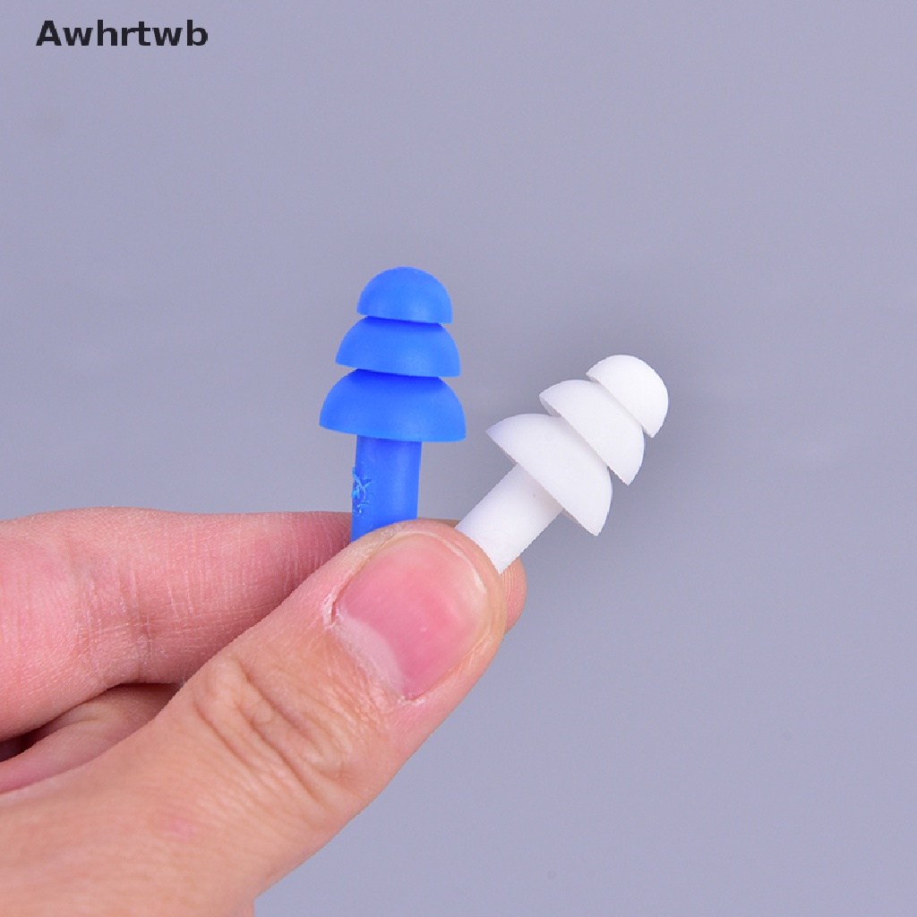 Set 5 Cặp Nút Bịt Tai Bằng Silicone Chống Ồn Tiện Dụng Khi Đi Bơi